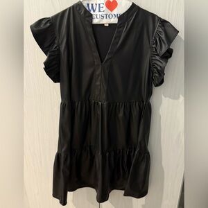 Entro Black Mini Dress